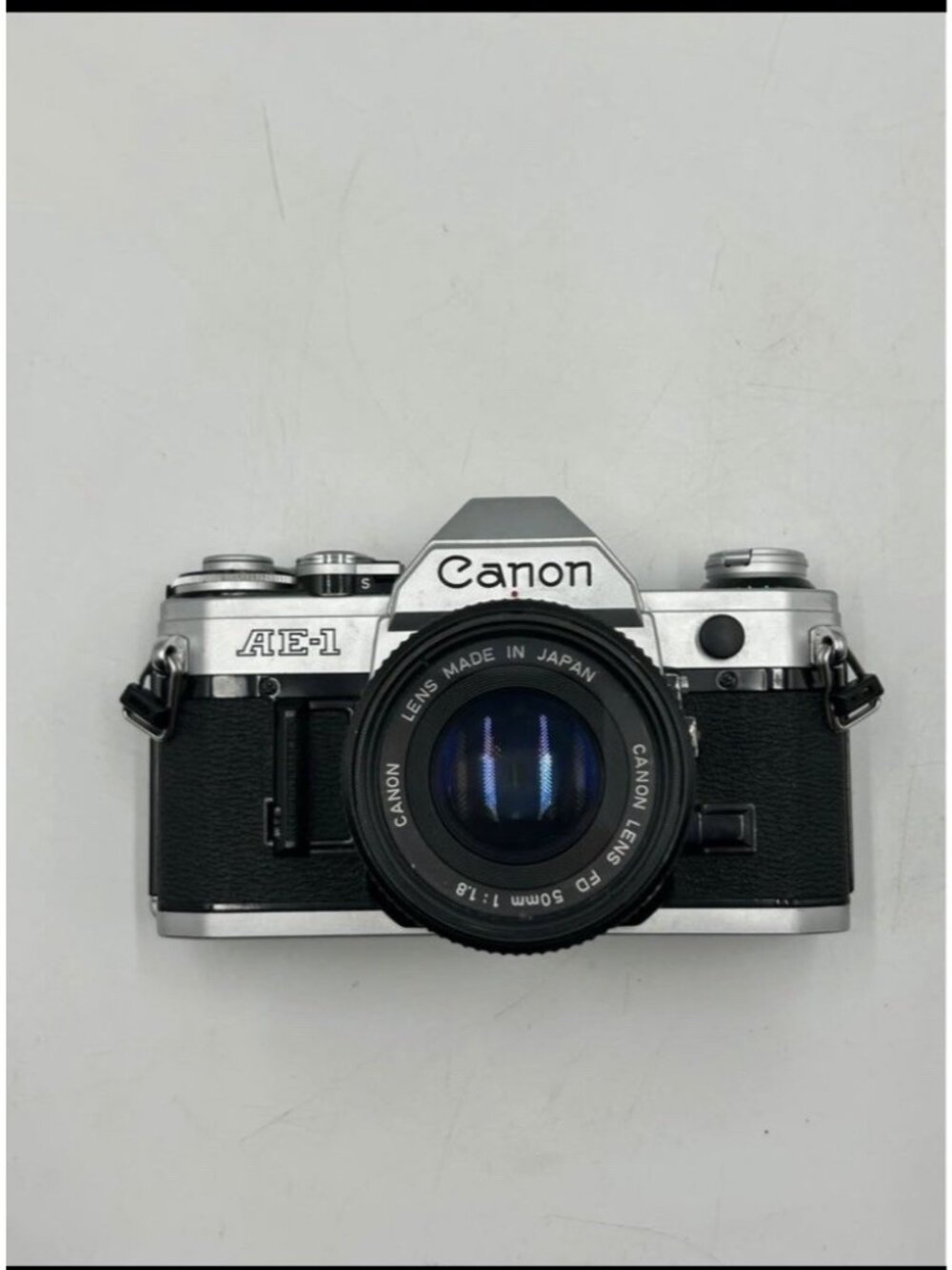 Canon AE-1 35mm SLR Film Camera 50mm 1:1.8 Lens Film Tested Working✅ - Picture 5 of 9